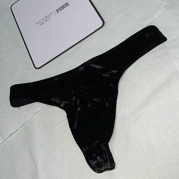 PINK Victoria's Secret VELVET THONG Underwear XL - Picture 4 of 11